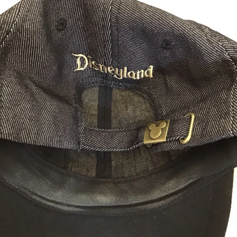 Disneyland Mickey Mouse Baseball Cap Steamboat Willy Women’s Black and Tan - Picture 6 of 8